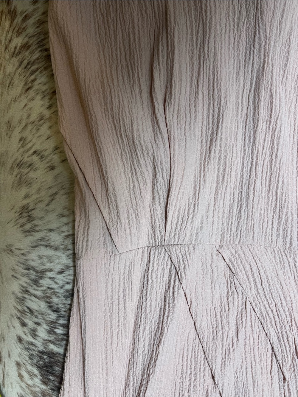 Calvin Klein Sleeveless Wide-Leg Jumpsuit in Light Taupe - Picture 8 of 13